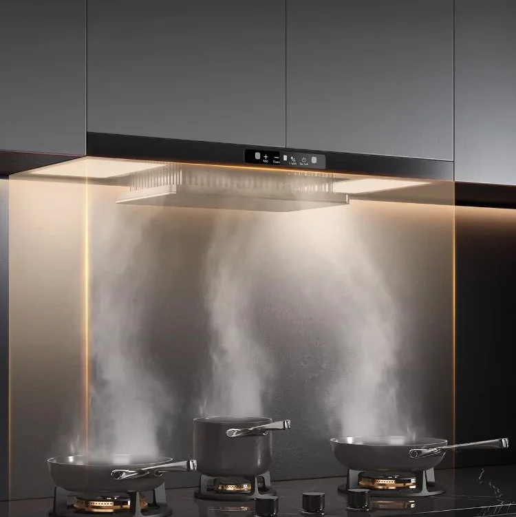 

ABC for OEM Variable Frequency Top Suction Large Suction Fume Smart Can Lift Hidden Body Touch High Temperature Hot Cleaning