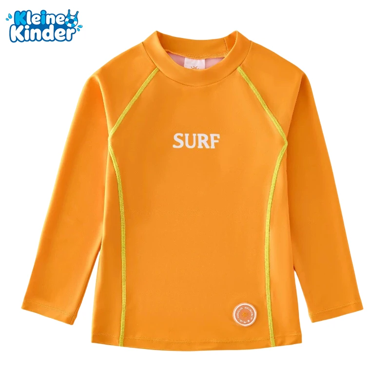 Swimming T Shirt Kids Top Rashguard Children's Swimwear UPF50 UV Protection Beach Bathing Suit Boy Girl Long Sleeve Swimsuit
