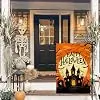 Happy Halloween Castle Garden Flag 12x18 Inch Outside Yard Porch Decoration jjp