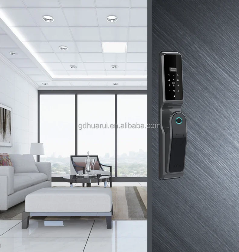 H11P 3D face Tuya WiFi App Smart Door Lock Biometric lock fingerprint door handle Digital Keyless lock