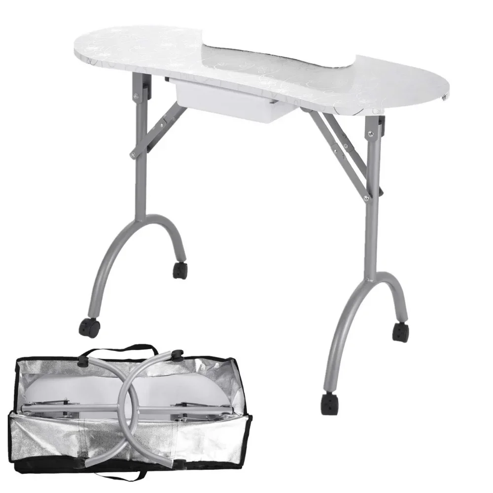 

High Quality Nail Technician Workbench Rotatable Portable Nail Table