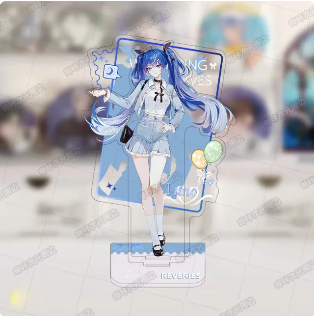 Japanese Anime Wuthering Waves Cartethyia Iuno 18cm Acrylic Stand Figure Model Plate Cosplay Collection Desktop Decor Gifts BKCY