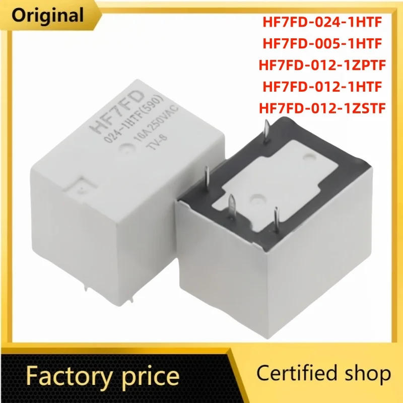 Original brand new  HF HF7FD 012-1ZPTF HF7FD-012-1ZPTF HF7FD-012-1ZP HF7FD-012-1ZPT  12A 12VDC Power Relay