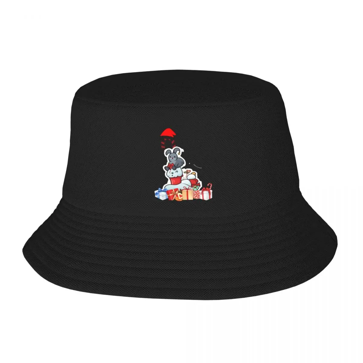 

rabbet enjoy charismas Bucket Hat Sunhat foam party hats black Women's Beach Hat Men's