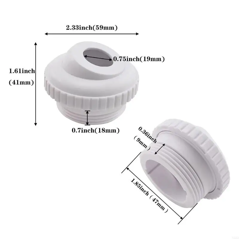 Ugelli da piscina piscina getto ugelli a flusso direzionale bulbo oculare getto n58d