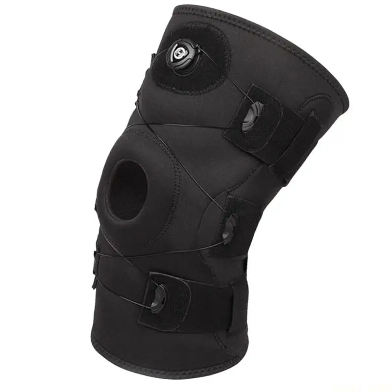 U2JB Precisions Adjustable Knee Sleeve Protecting Light weight Support For Running Basketball & Workouts