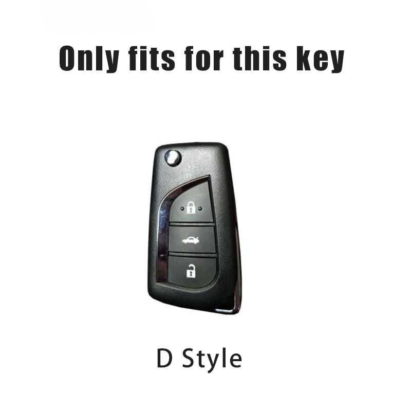 Car Key Cover Case Shell For Toyota Auris Corolla Avensis Verso Yaris Aygo Scion TC IM Camry RAV4 Forturner Hilux Accessories