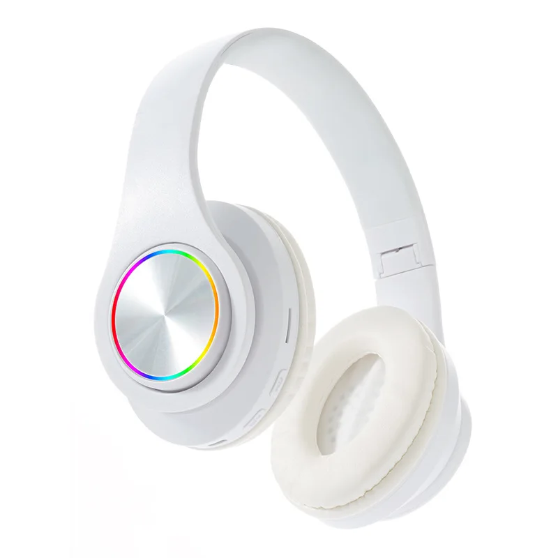 Cuffie Bluetooth senza fili cuffie pieghevoli auricolari Stereo HiFi con supporto per microfono scheda SD FM per telefono Xiaomi Iphone Sumsamg