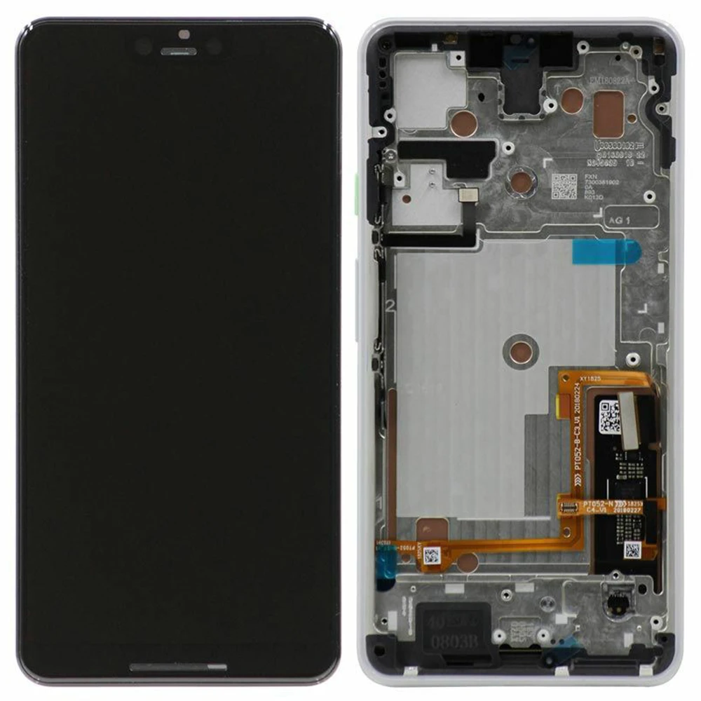 Ecran-oled-et-numeriseur-de-qualite-oem-pour-google-pixel-3-xl-g013c-chassis-sans-logo--blanc
