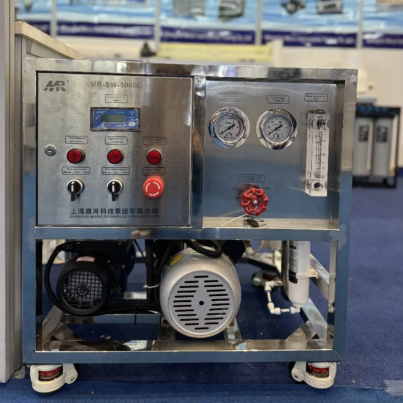 2026 Proveedor de fábrica Máquina de desalinización de agua de mar SWRO-1000 1000L D Sistema de ósmosis inversa