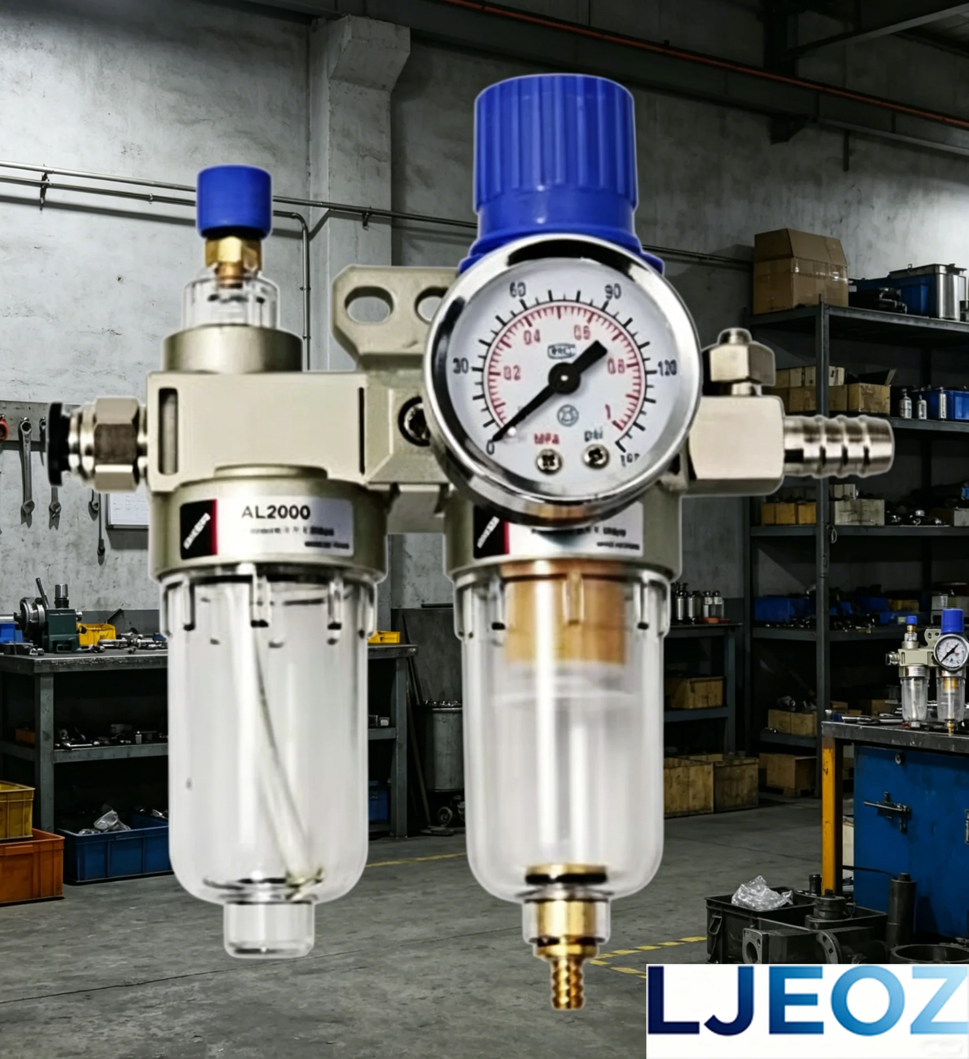 1Set Tire Raking Machine Water Separator Tyre Changer Accessories Filter Pressure Regulating Valve Lubricator