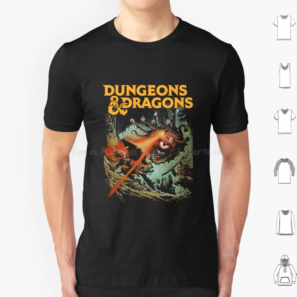 Vintage Photograp And T Shirt Big Size 100% Cotton Dnd Rpg D 20 Tabletop Geek Gaming Nerd Master
