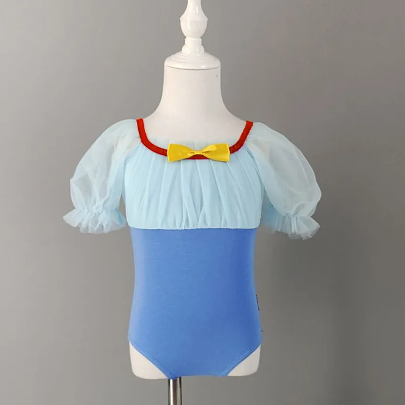 Girls Dance Costume Children Practice Clothes Summer Ballet Gymnastics Clothes Kids Snow White Dress Cotton Tutu Dress - view 4