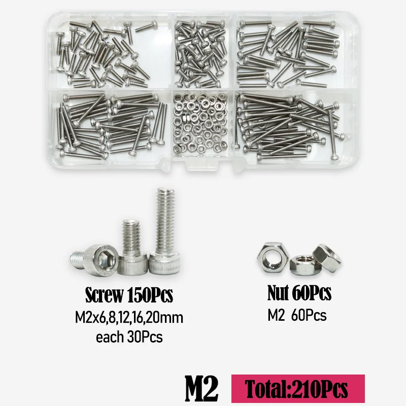 Messing-Wärmeeinsatzmutter und Sechskant-Innensechskantschraube M2 M2,5 M3 M4 Edelstahl-Inbusschraube Kupfermutter für Kunststoffgehäuse – Detail 11