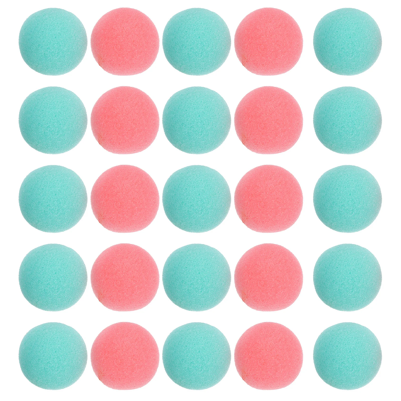 

40Pcs Small Clown Nose Sponge Decorative Prop Bright Color Unique Design for Sports Events Parties Carnivals Dress Up Fun