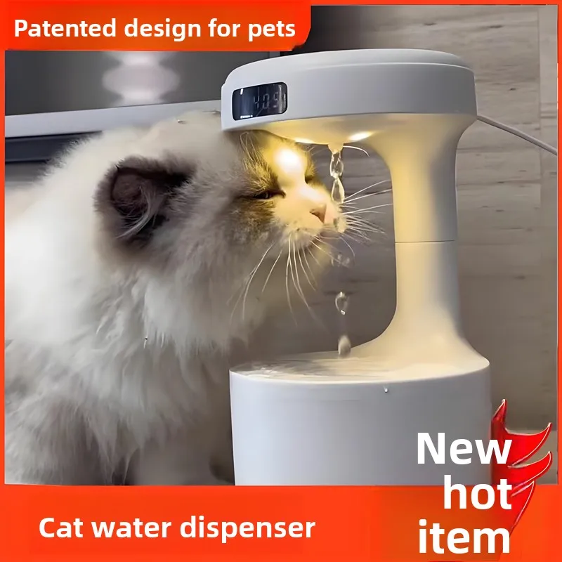 

Auatic avi Defng Pet Water Fountain Drinking hine Constant Flow Dog Waterer Self Cleaning Pet Accories