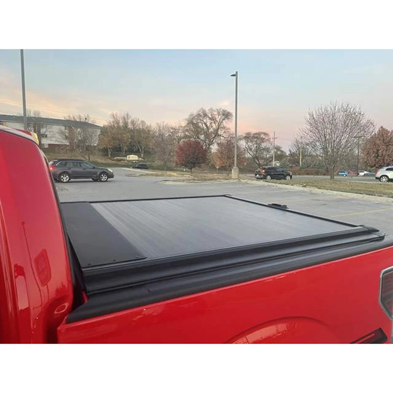 pickup tail box truck cover retractable aluminum roller shutter lid tonneau cover for ford f150 F-150 5.5 6.5 ft