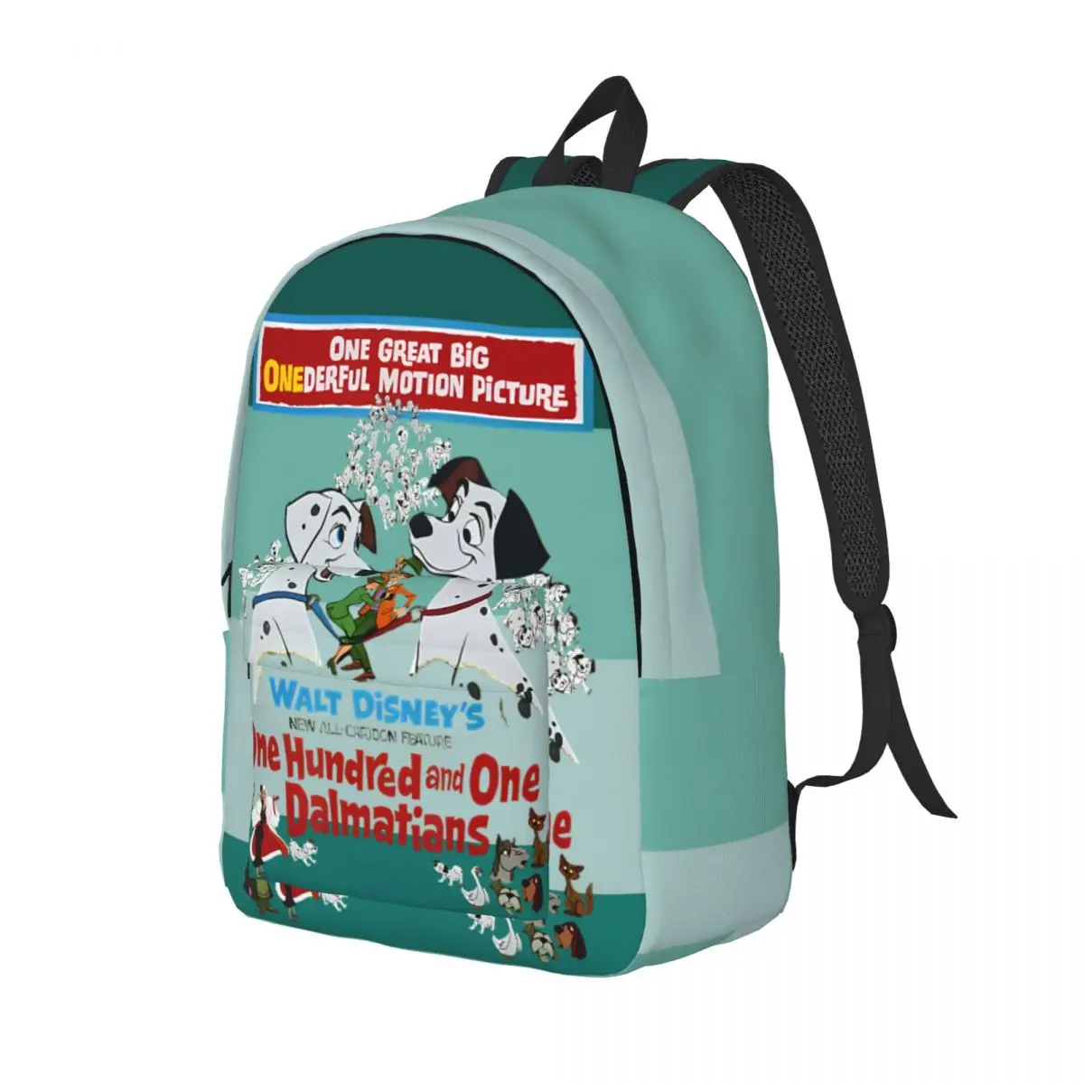 Kawaii Genius Laptop Bag Hiking Multi Compartment One Hundred and One Dalmatians Students Rucksack Birthday