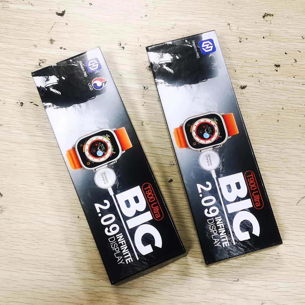 

Оптовая продажа T900 Ультра большие умные часы для мужчин и женщин 2,09 дюйма Bluetooth-вызов IWO Series 9 Спортивные умные часы для Android IOS