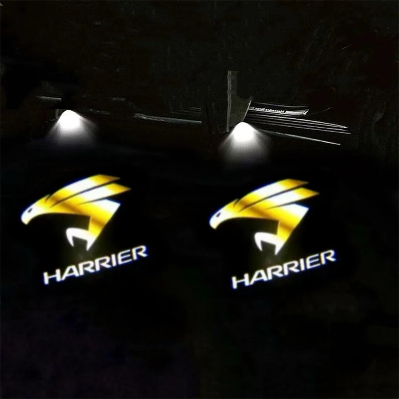 

2pcs LED Car Door Courtesy Laser Ghost Shadow Projector Light Lamp Fit For Harrier 30 60 XU30 XU60 2003-2021 2022 Car Light