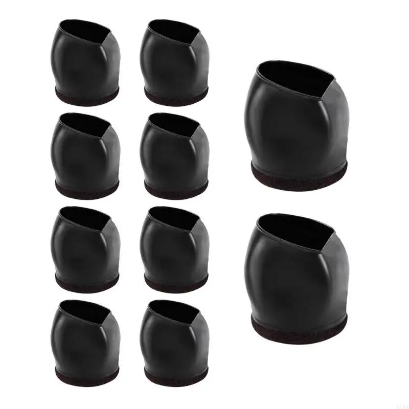  10pcs Chair Foot Covers Office Chair Rollers Fixer for Office Use Protect floor  From Damage & Ensure Quiet  Mobilities