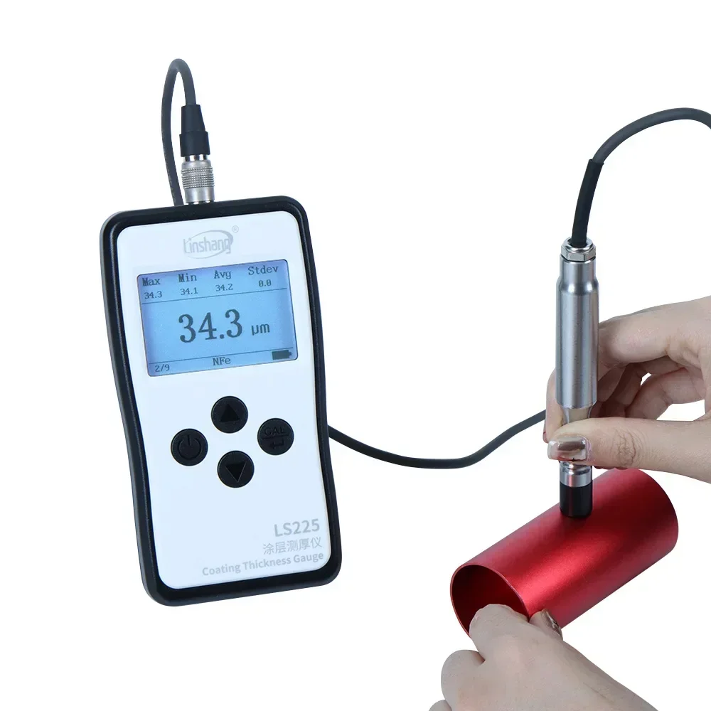 2026/Custom LS225 N1500 1500μm Non Ferrous Pcb Coating Thickness Measurement Aluminum Coating Thickness Gauge