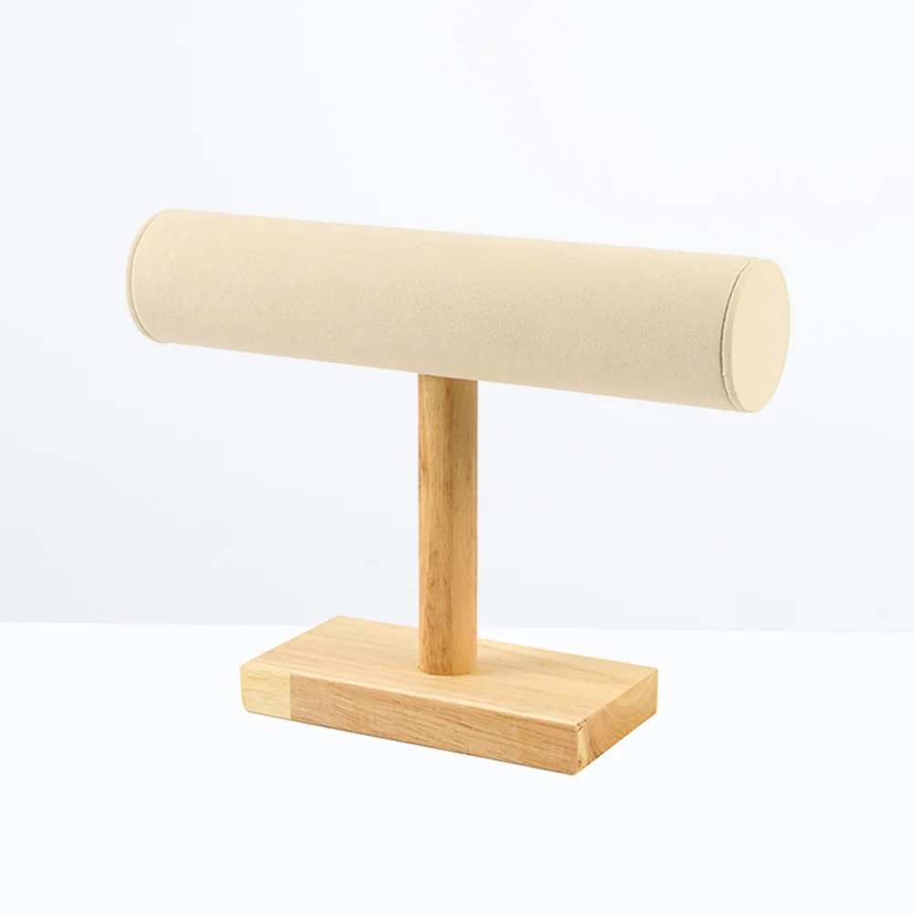 

The Flowers Solid Wood Display Stand Bracelet Hanging Wooden Jewelry Watch Holder Rack