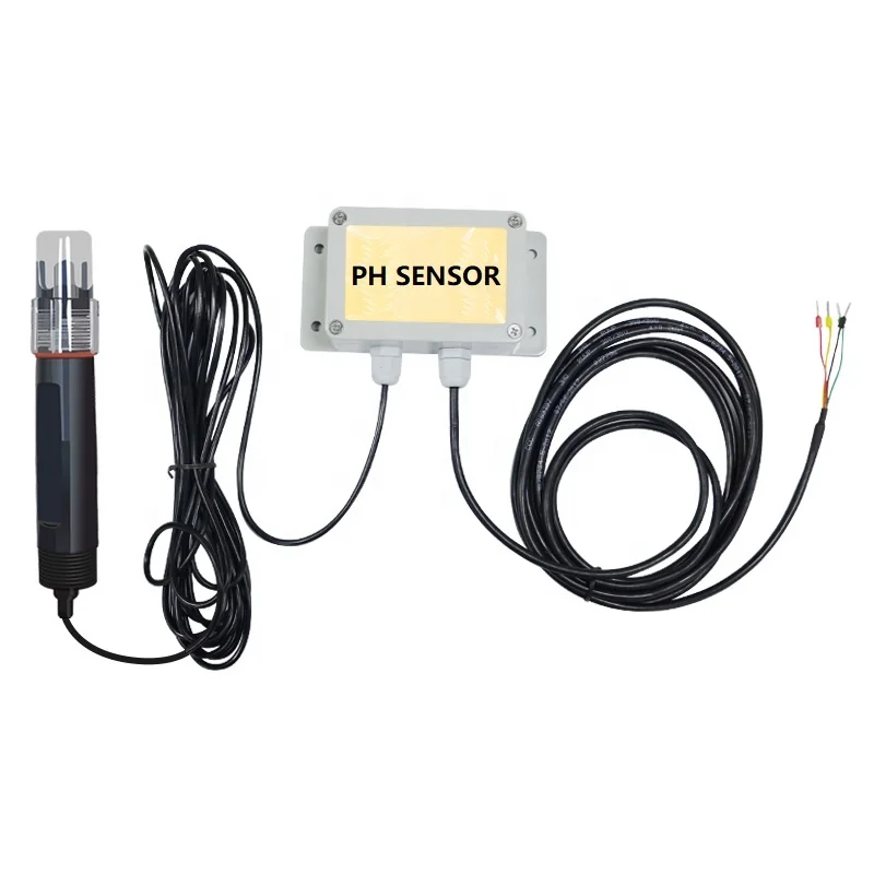 Original Digital Water PH Sensor 0-14pH Range with RS485 4-20mA Output High Accuracy IP68 Waterproof for Industrial Use