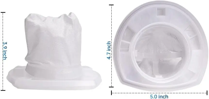 فلتر بديل VF110 لـ BLACK+DECKER Dustbuster CHV9610 CHV1210 CHV1410 CHV1510 BDH2000L (4 مرشحات + 1 فرشاة)