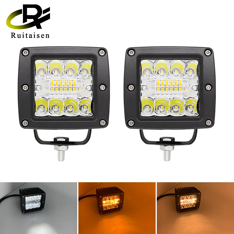 

4inch 60W LED Bar Offroad Spot LED Light Bar Work Light Fog Lamp 12V 24V for Truck Car SUV 4WD 4x4 Boat ATV Barra LED Headlights