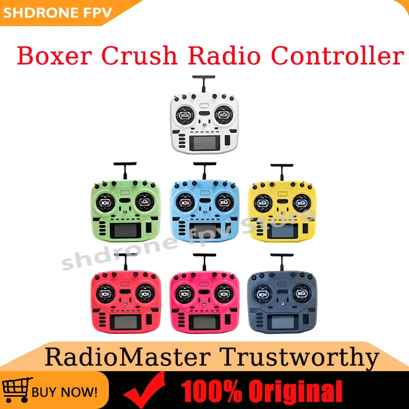 

RadioMaster Boxer Crush Radio Controller ELRS 2.4GHz EdgeTX Operating System and ExpressLRS RF System Transmitter Remote Control