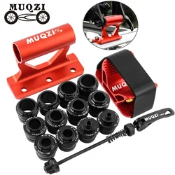 MUQZI Bike Fork Mount Car Roof Rack Quick Release Thru Axle Carrier Holder For 5x100mm 12x100mm 15x100/110mm 20x100/110mm