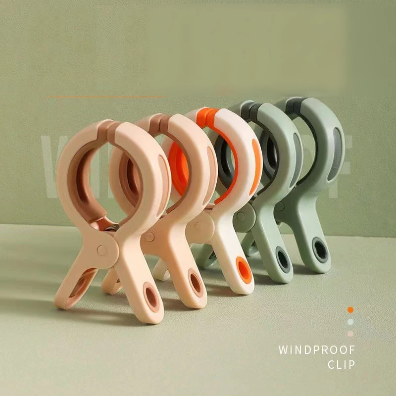Windproof Clothespins Air Drying Clothes Socks Underwear Fixed Pins For Household Beach Towel Clips Large Snack Bag Sealing
