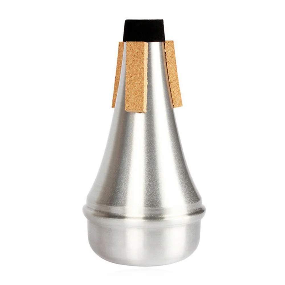 Silenter Trumpet Mute Accessories Aluminium Silver Trumpets Tool Anti-disturbance Practice High Quality Useful