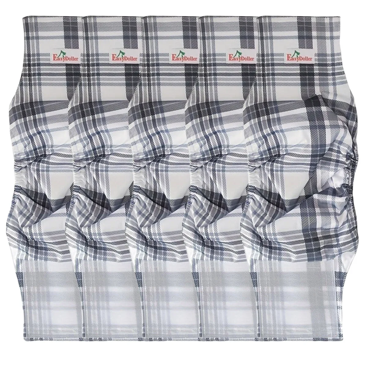 5 PCS Cute Plaid Pattern Pet Male Dog Diaper Washable Reusable Physiological Sanitary Pants Nappy Belly Band Wrap Dogs Diapers