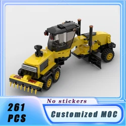 City Vehicle Series Heavy Motor Grader Building Blocks Model Bricks Display Collection Children's Toys Gifts 261PCS