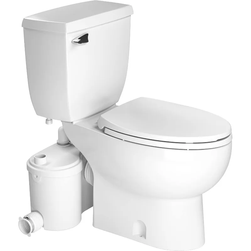 Sanibest Pro + Toilet Bowl Elongated + Toilet Tank Bundle - Residential - White