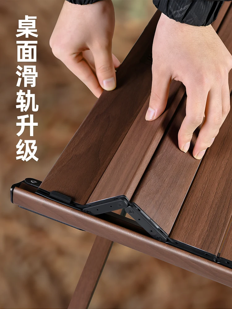 LTT  portable camping table and chair full set of outdoor folding table and chair integrated