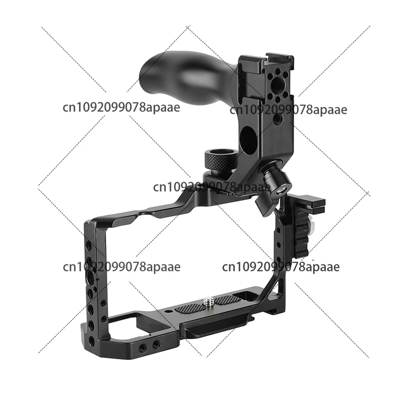 

FOR ZV-E10 Cage Rig Full Frame (Exclusive Use) With Quick Release NATO Top Handle & Protective Wire Clamp drop