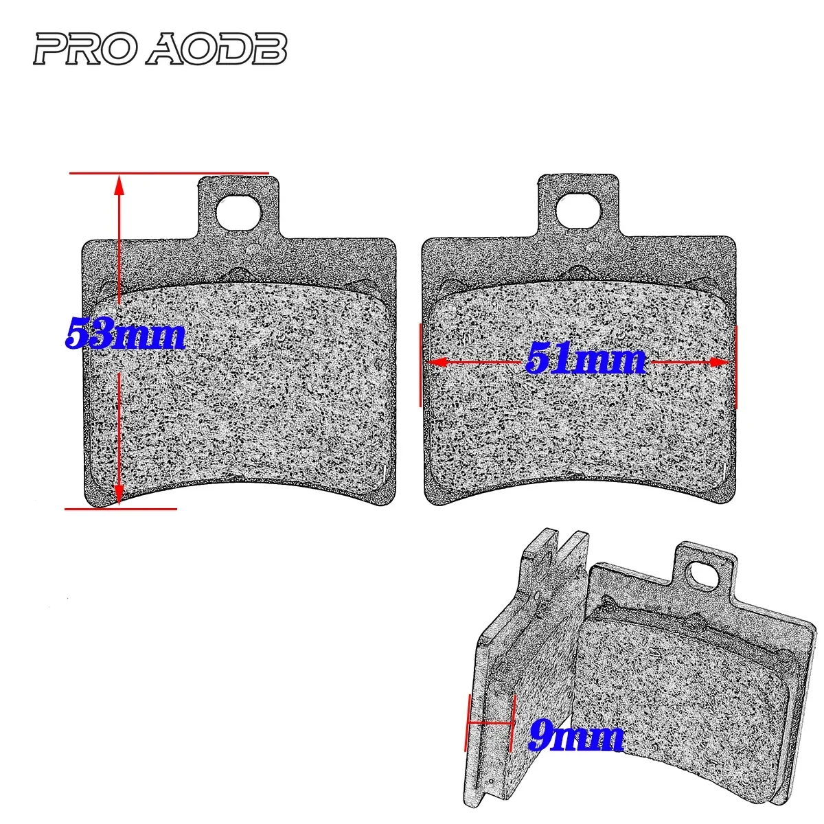 Motorcycle Parts Rear Disc Brake Pads For STELS FLAME 200 Leopard TX 125 150 200 Benelli VLM VLX VLC Tomcat200 Keeway RKV