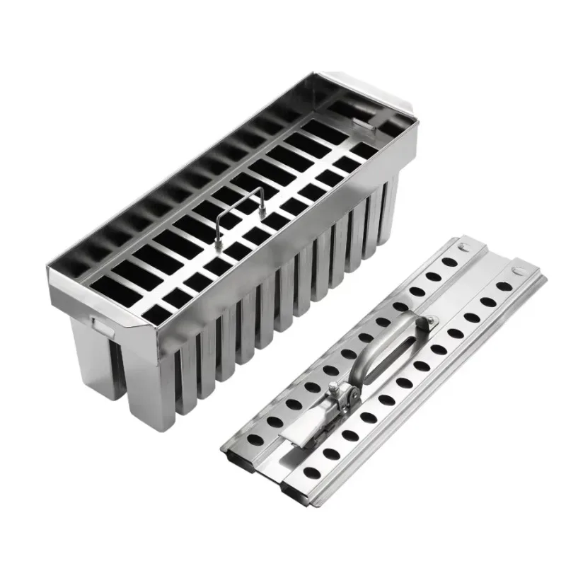 Factory price new 304 stainless steel 26-piece 123ml fruit milk ice cream popsicle mold