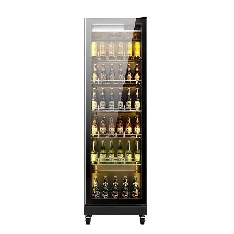 

Upright Drink Display Cooler Commercial Beverage Showcase Refrigerator for Shop