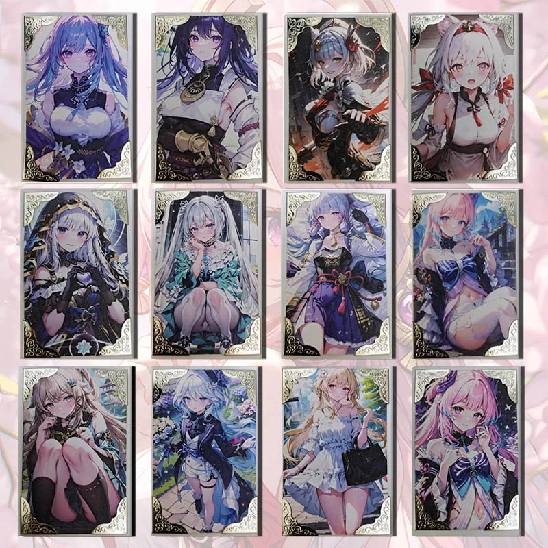 Goddess Story Rose Island ACG card Nilou Raiden Shogun Sangonomiya Kokomi Lumine Noelle boy Toy collection Birthday gifts