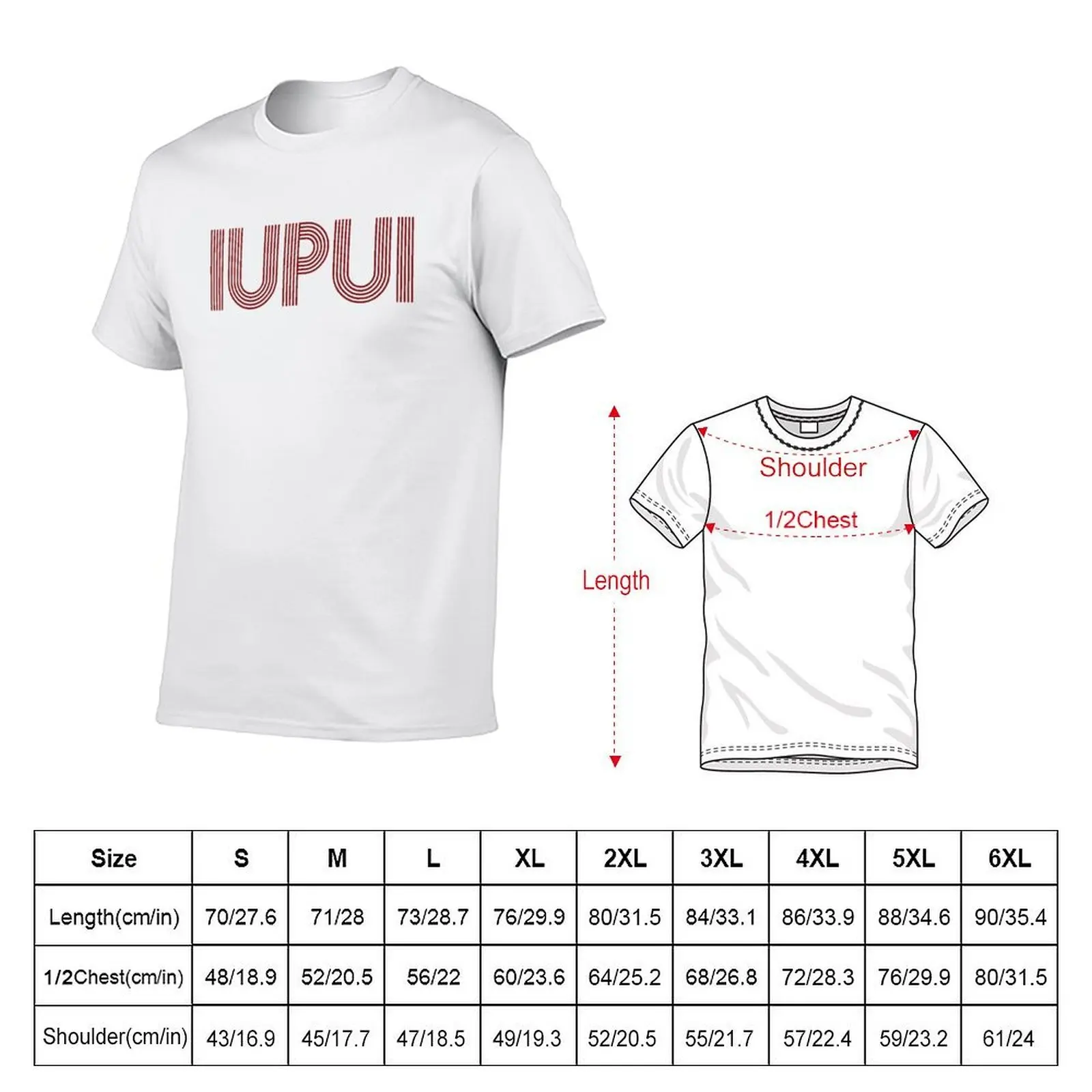 iupui 6 T-Shirt tshirts personalised topping Men's t shirts