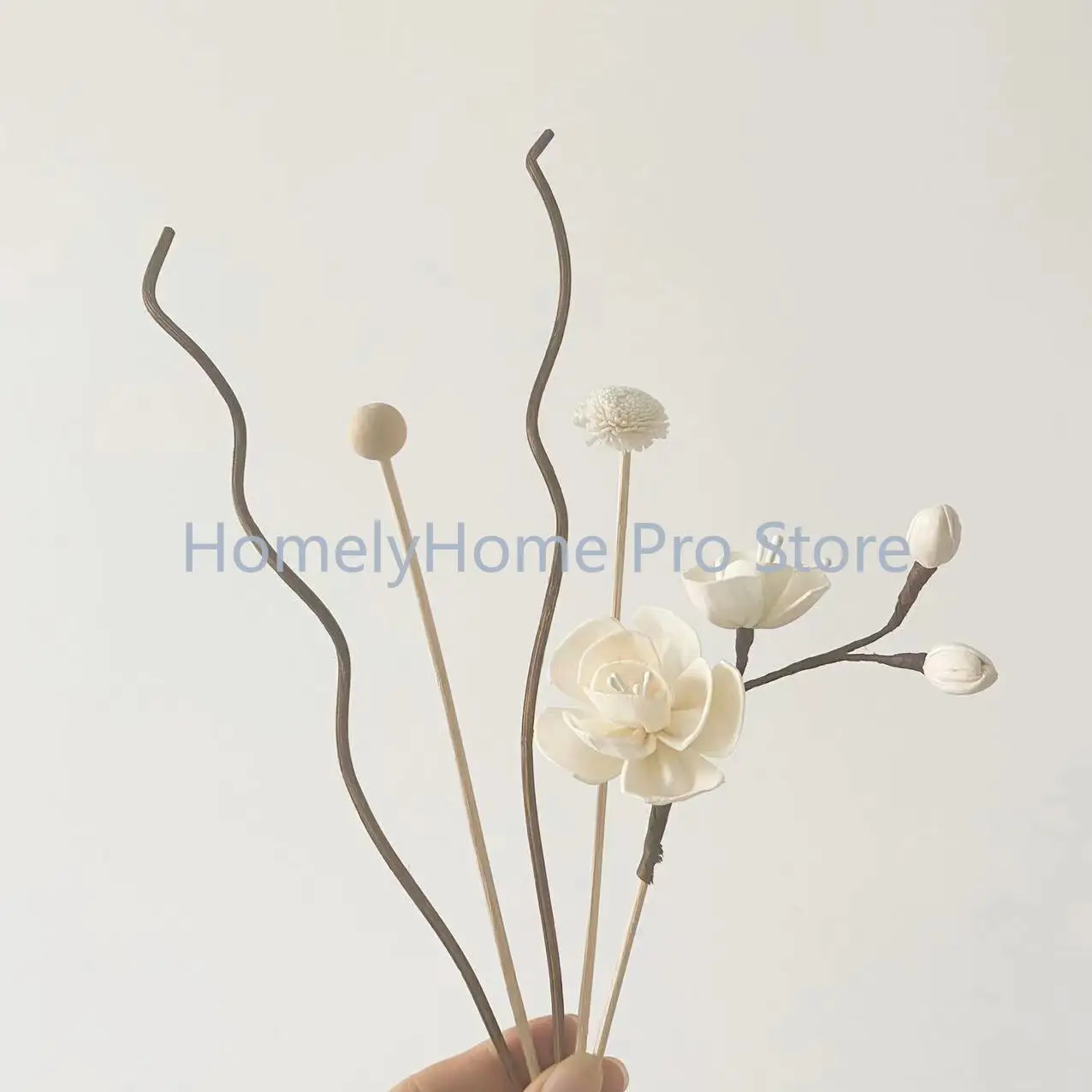 Fireless aromatherapy rattan volatile stick flower branch set sola perfume diffuser DIY