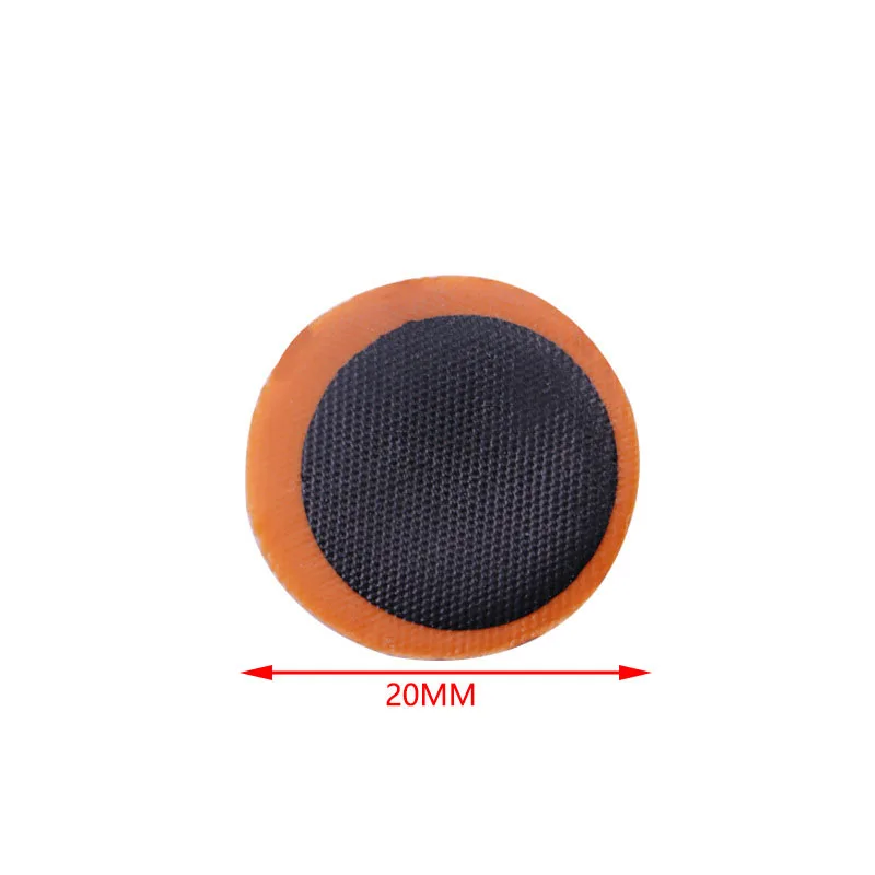 6 PCS 25 mm Tire Repair Cold Film Car Vacuum Tire Motorcycle Battery Mountain Bike Bicycle Rubber Patch Piece