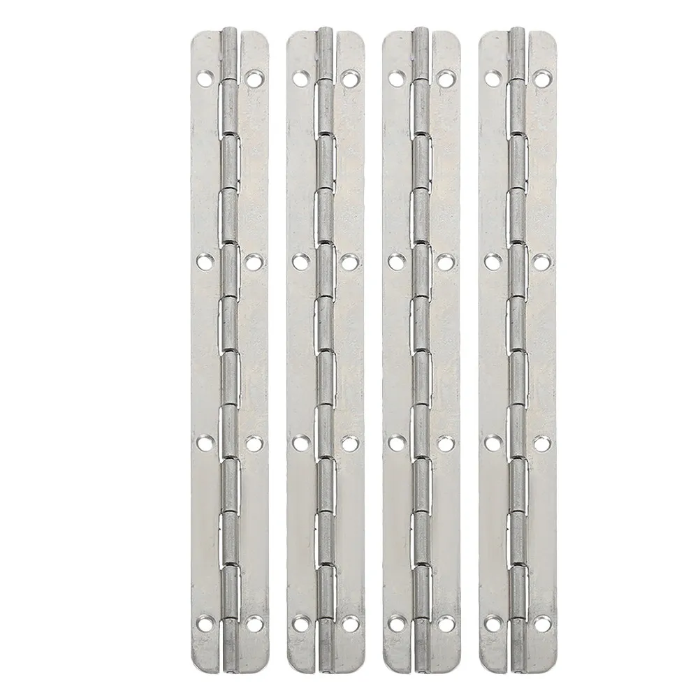 4Pcs Gold Cabinet Hinges Piano Style Small Hinges for Wooden Box Jewelry Box Latch Hinge Heavy Duty Stainless Piano Hinge