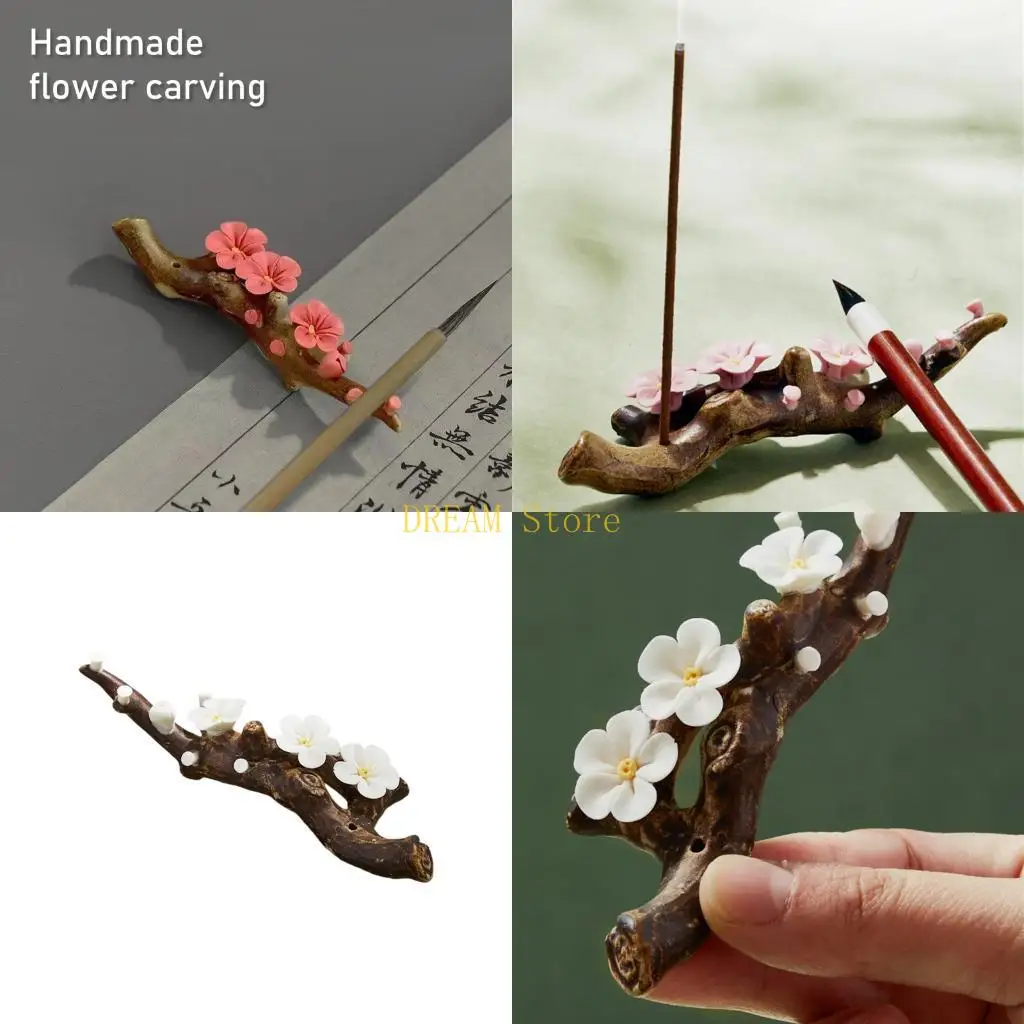 

Flower Brush Pen Rest Calligraphy Paperweight For Calligraphy Handwritting best sale