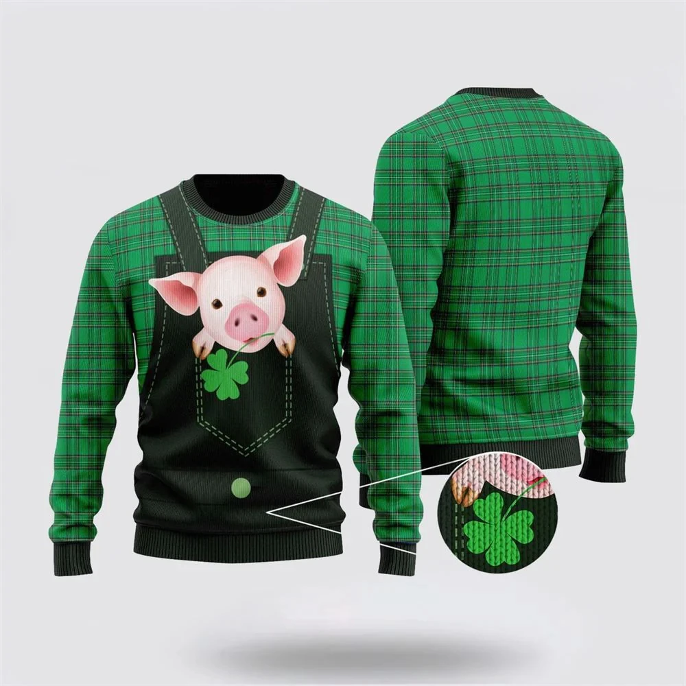Cute Pig Graphic Unisex Ugly C - Street Fashion Style Male recension och pris