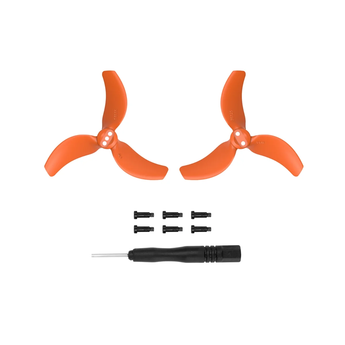 1 Pair of Propeller Blades for Avata 2 Propeller 3032S Blades Mini Drone Wing Accessories,Orange